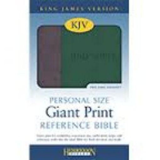 Picture of Personal Size Giant Print Reference Bible-Kjv
