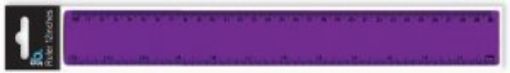 Picture of 2- COLOURED 12" RULER