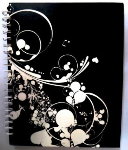Picture of White Floral Journal