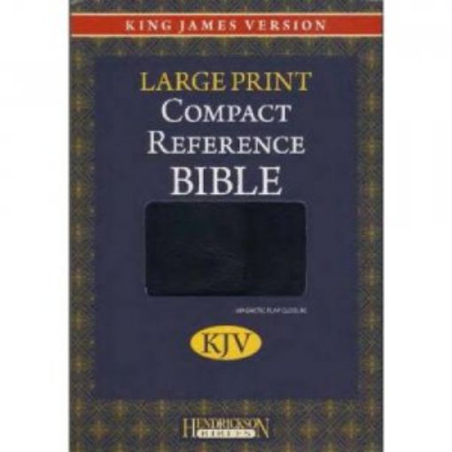 Picture of Large Print Compact Reference Bible-Kjv-Magnetic Flap Closure