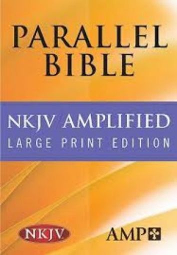 Picture of Parallel Bible: New King James Version/Amplified Bible Black Leather