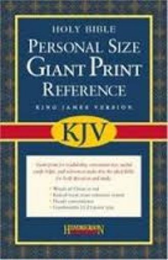 Picture of Personal Size Giant Print Reference Bible-Kjv