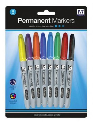 Picture of 8 Permanent Markers (Aamd)