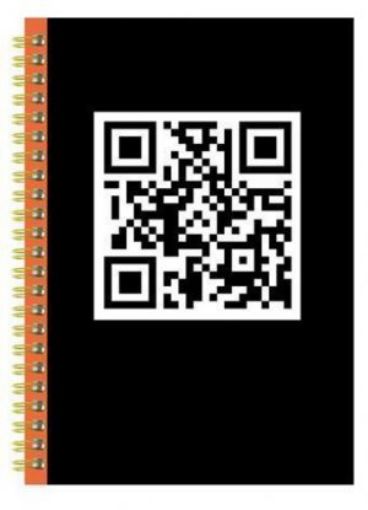 Picture of A5 Hardback Notebook Qr (Qrnh)
