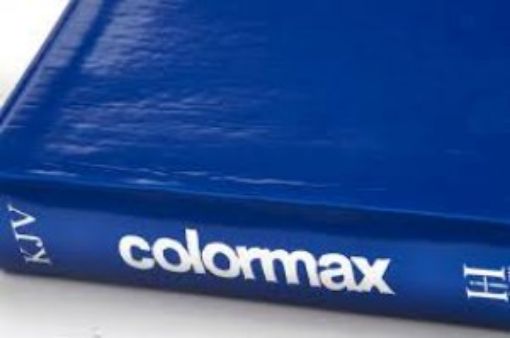 Picture of Kjv Large Print Compact Bible, Electric Blue Colormax
