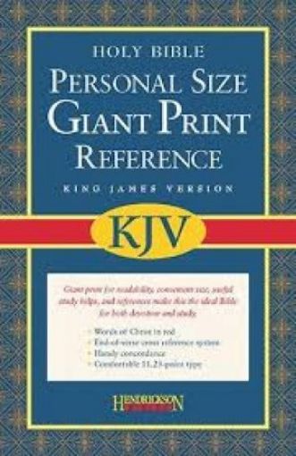 Picture of Personal Size Giant Print Reference Bible-Kjv