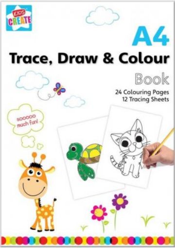 Picture of Trace, Draw And Colour Book