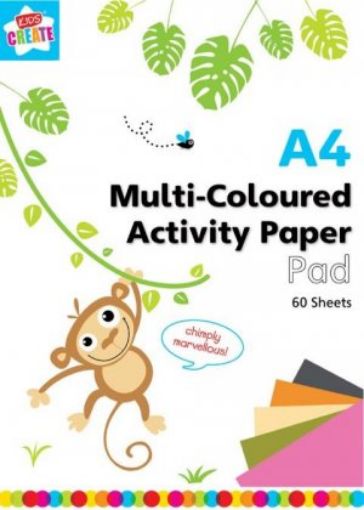 Picture of A4 Multi Coloured Activity Paper Pad (Colj/1)