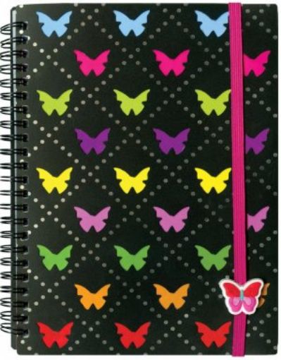 Picture of A5 Twin Wiro Notebook Butterfly (Sldm)