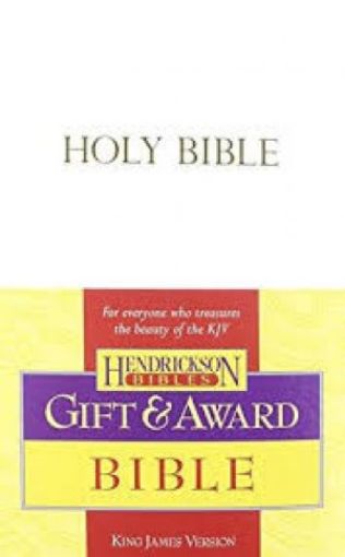 Picture of Kjv Gift & Award Bible (White)