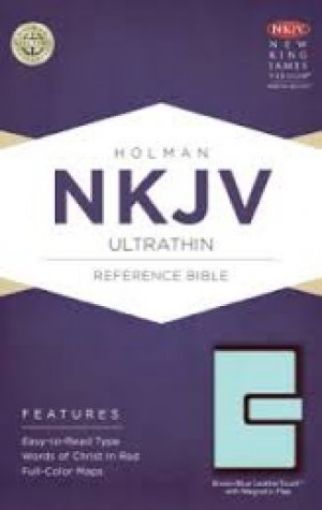 Picture of Nkjv Ultrathin Reference Bible, Classic Mahogany Leathertouch