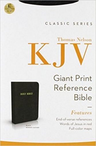 Picture of Kjv, Super Giant Print Reference Bible, Large Print, Imitation Leather, Brown, Red Letter Edition (Classic Series)