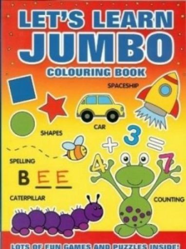 Picture of Let's Learn: Jumbo Colouring Book