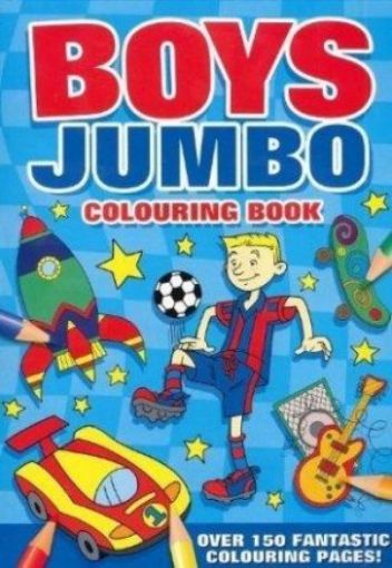 Picture of Boys Jumbo Colouring Book