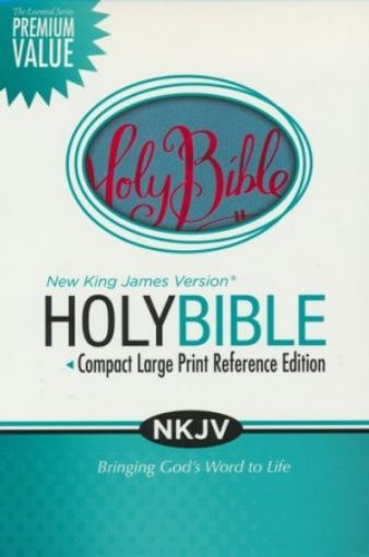 Picture of Nkjv Essential Compact Large Print Reference Bible, Leathersoft Turquoise