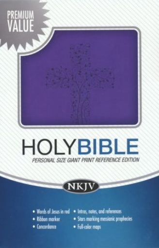 Picture of Nkjv Personal Giant Print Reference Bible Purple