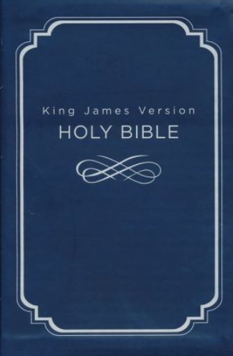 Picture of Kjv Deluxe Gift & Award Bible--Imitation Leather, Blue
