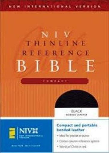 Picture of Niv Compact Thinline Reference Bible, Black