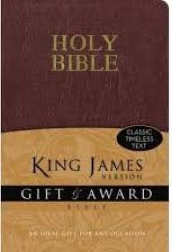Picture of King James Version Gift & Award Bible, Burgundy