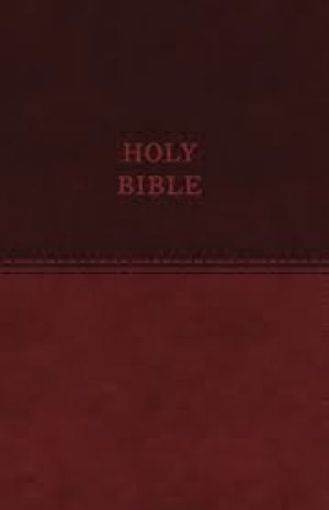 Picture of Kjv Value Thinline Bible - Brown Leathersoft