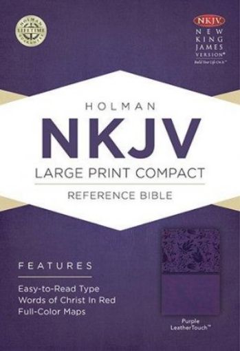 Picture of Large Print Compact Bible-Purple(Small)
