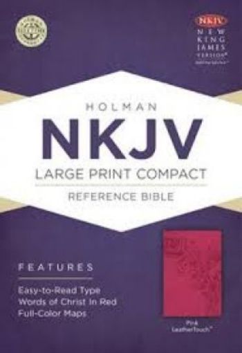 Picture of Large Print Refrence,Compact-Pink Bible