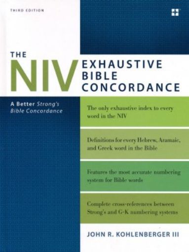 Picture of The Niv Exhaustive Bible Concordance, Third Edition