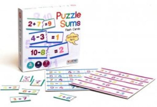 Picture of Let Us Learn: Puzzle Sums Flash Cards (D10120)