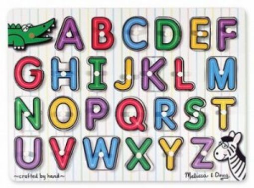 Picture of See Inside Alphabet Peg Puzzle