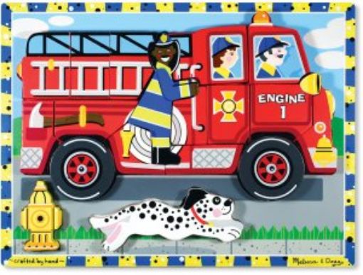 Picture of Fire Truck Wooden Chunky Puzzle