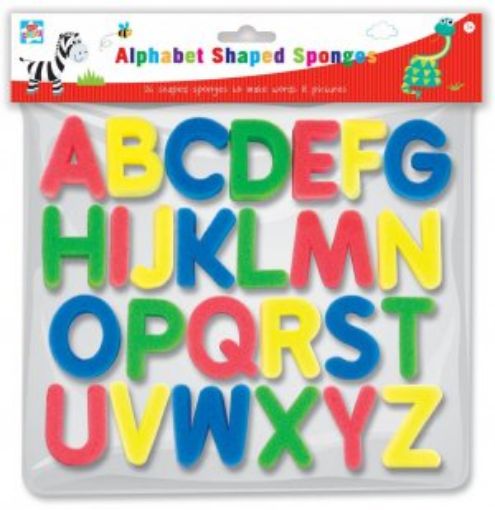 Picture of Alphabet Shaped Sponges (Pcay/1)