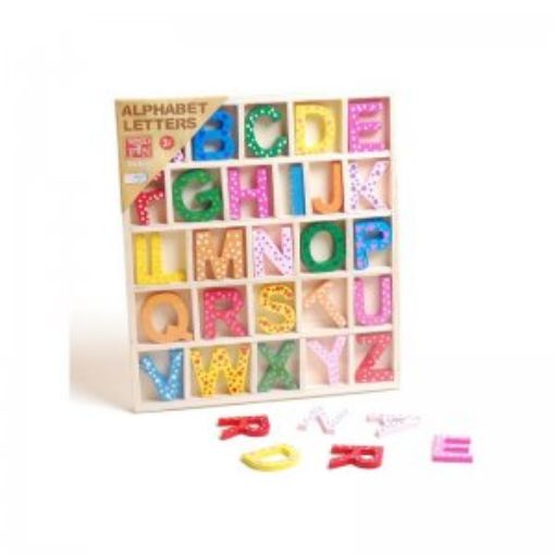 Picture of Wood Alphabet Letters (D66784)