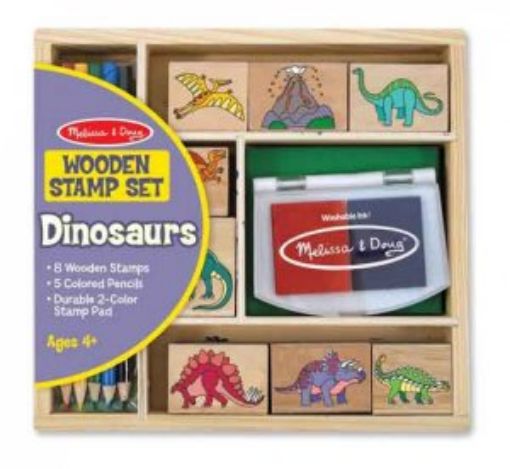 Picture of Wooden Stamp Set: Dinosaurs