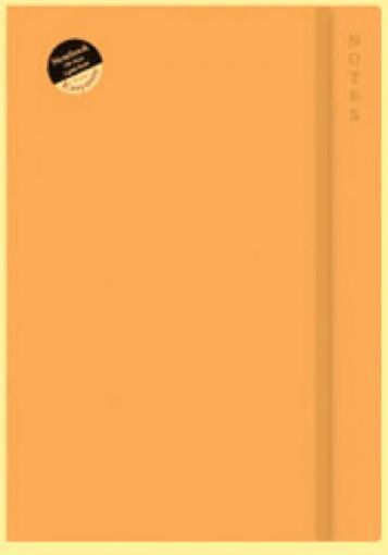 Picture of A4 Soft Touch Notebook 4 Rustic Dark Orangee