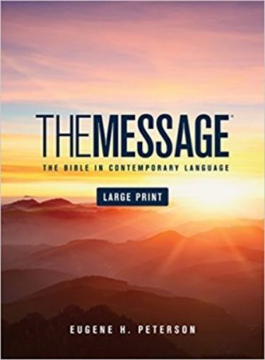Picture of The Message Large Print - The Bible In Contemporary Language