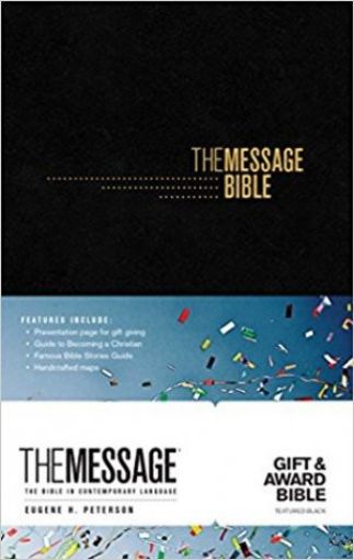 Picture of The Message Gift & Award Bible -Imitation Leather - Black