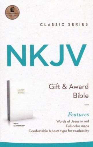 Picture of Nkjv - Gift & Award Bible - Leatherflex -White