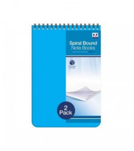 Picture of 2 Spiral Notebooks-30 Sheets