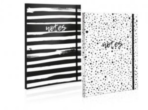 Picture of A4 Sc Notebook-Spot/Stripes
