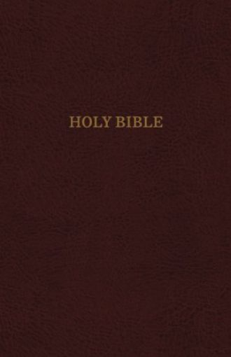 Picture of Kjv Giant Print Reference Bible - Burgundy