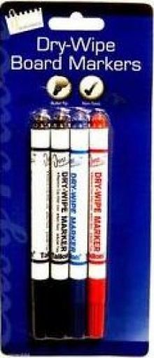 Picture of 4 Dry Wipe Markers