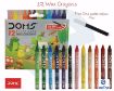 Picture of DOMS 12 Extra Long Coloured Wax Crayons