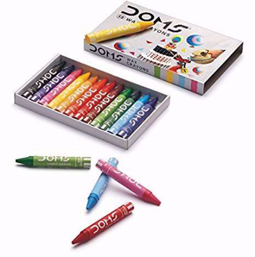 Picture of DOMS 12 WAX CRAYONS