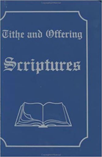 Picture of Tithe & Offering Scriptures