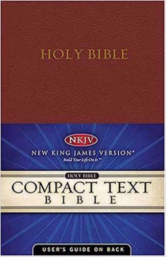 Picture of Nkjv Compact Text Bible Intl Leathersoft Grey