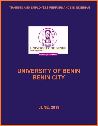 Picture of TRAINING AND EMPLOYEES PERFORMANCE IN NIGERIAN