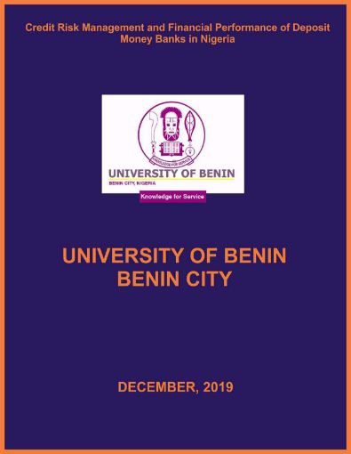 Picture of Credit Risk Management and Financial Performance of Deposit Money Banks in Nigeria