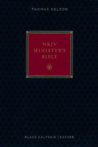 Picture of NKJV- MINISTER'S BIBLE -BLACK