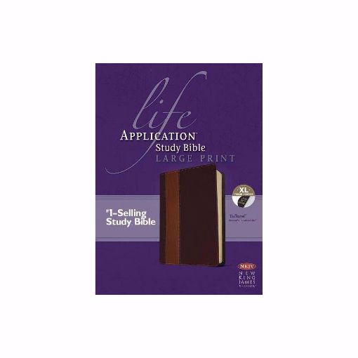 Picture of NKJV- Life Application Study Bible, Large Print bROWN