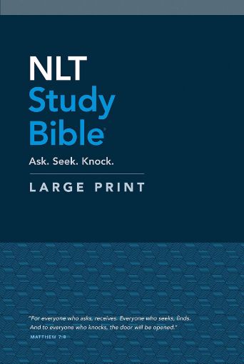 Picture of NLT- STUDY BIBLE LARGE PRINT